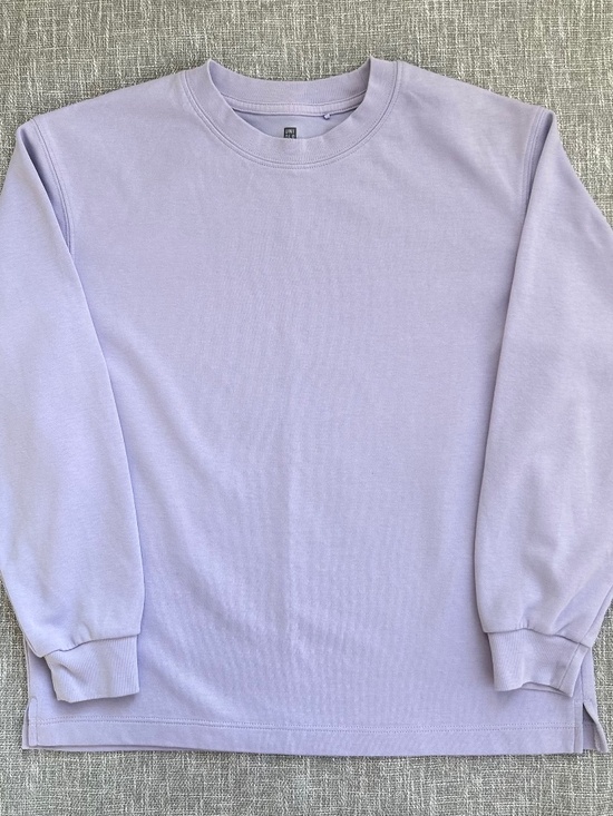 Uniqlo Other - Uniqlo AIRISM Youth 9-10 Light‎ Purple Crew Neck Long Sleeve T-Shirt